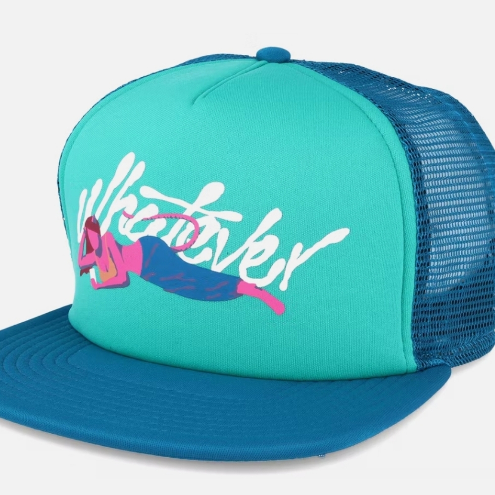 Neff Suburbia teal/blue Trucker Hat snapback